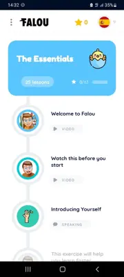 Falou android App screenshot 1